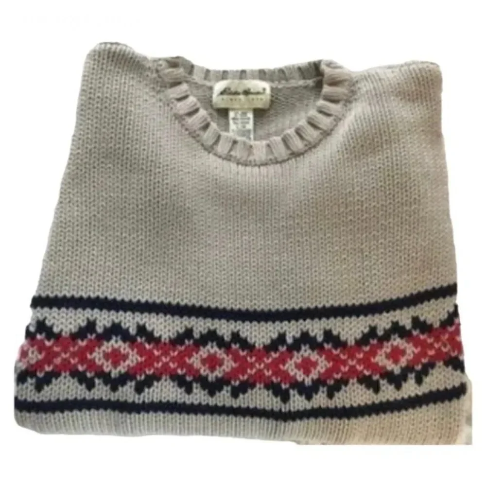 Eddie Bauer Men’s Ski Sweater size Large Tall - Picture 7 of 7